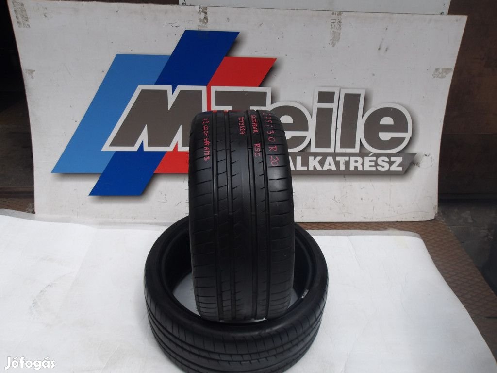 (2DB | ÁR / DB)[GYÁRI HASZNÁLT] GOODYEAR 275/30R20 RSC 2324 NYÁRIGUMI